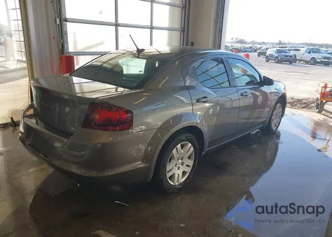 2012 Dodge Avenger Se from USA, damaged, VIN 1C3CDZAB3CN216247